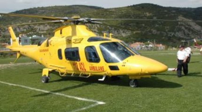 Siyan&uuml;r Panzehiri Ambulans Helikopter İle Getirildi