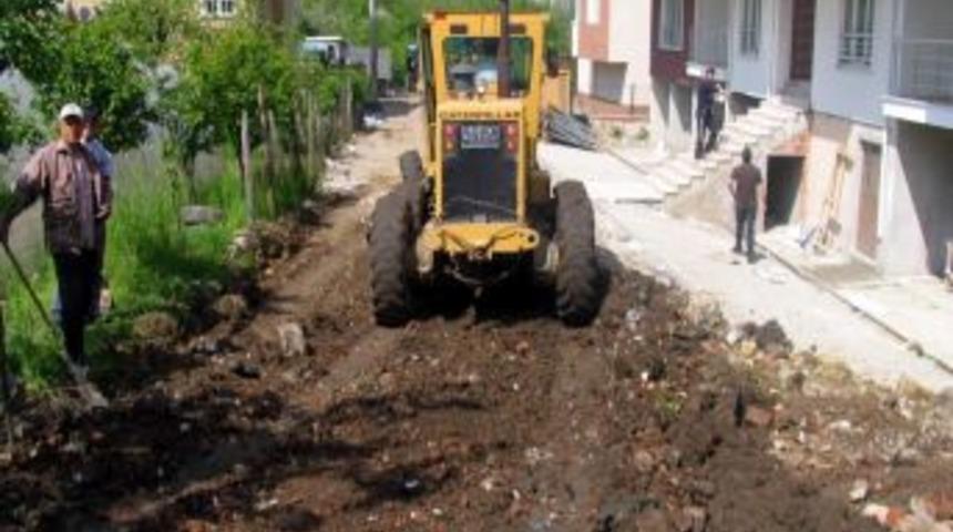 Belediye Sıtmayanı'nda İmar Yolu A&ccedil;ma &Ccedil;alışmalarına Başladı