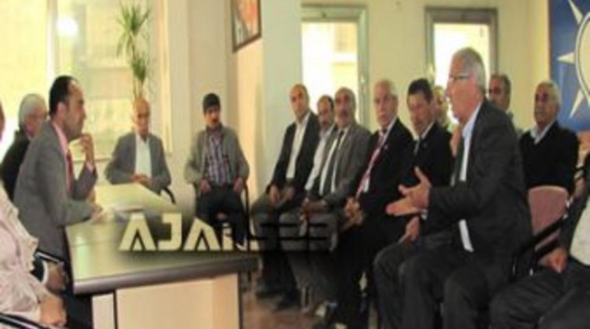 S&ouml;nmez merkez mahalle muhtarlarını dinledi