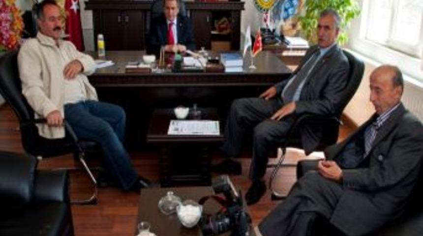 Ercişli Oda Başkanları Bilim Sanayi Ve Teknoloji Bakanı Nihat Erg&uuml;n'le G&ouml;r&uuml;şt&uuml;