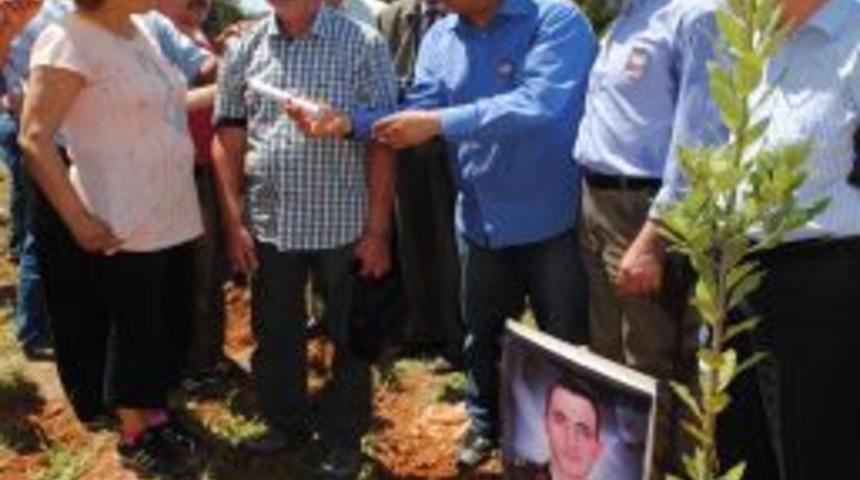 Yerleşik Yabancılar 'Biz de Manavgatlıyız' diyerek şehit i&ccedil;in fidan dikti