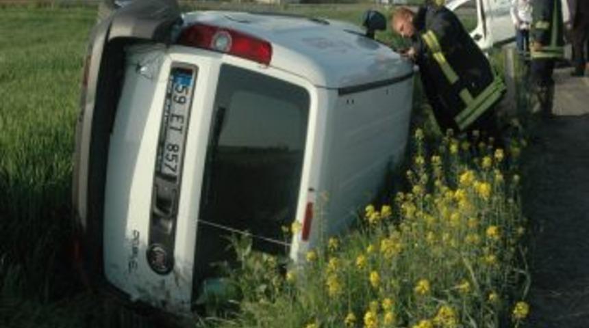 &Ccedil;orlu`da Kaza 3 Yaralı