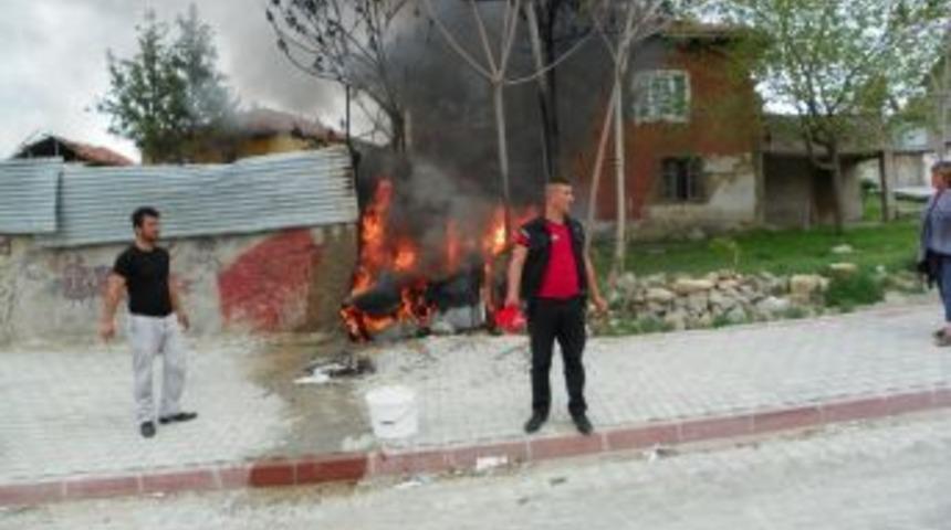 Kırıkkale Eski Sanayi &Ccedil;arşısı'nda yangın