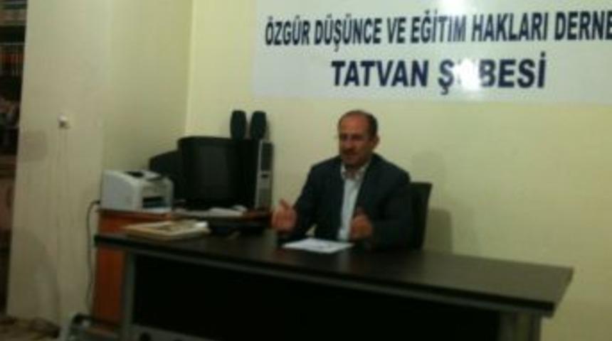 Tatvan'da 'm&uuml;sl&uuml;man Ve Ahiret Bilinci' Konulu Seminer