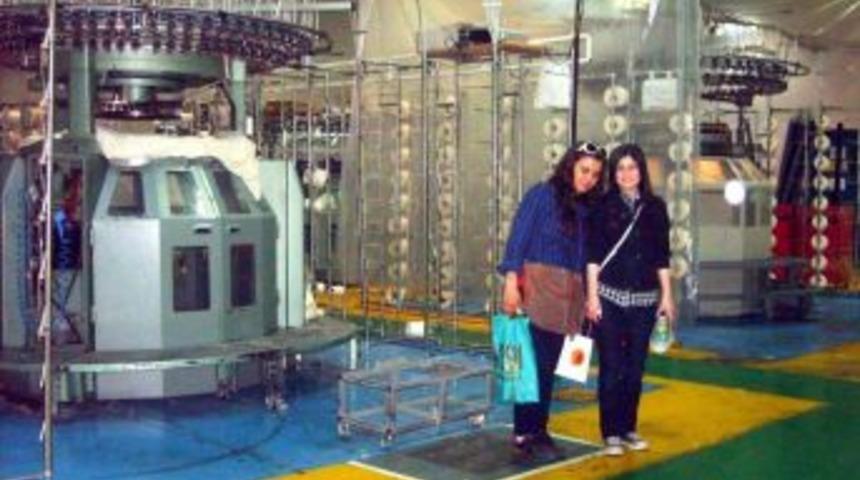 Burhaniyeli &Ouml;ğrenciler Bursa'da Tekstil Fabrikası Gezdi