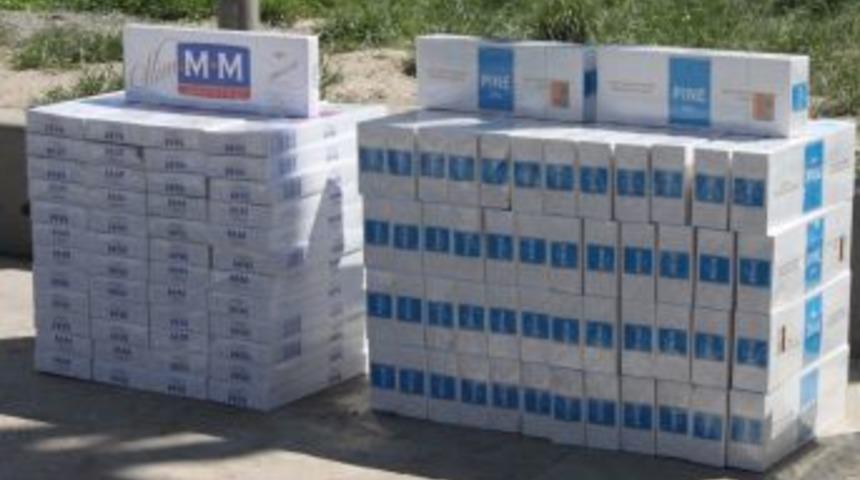 Tosya'da 181 Karton Ka&ccedil;ak Sigara Yakalandı