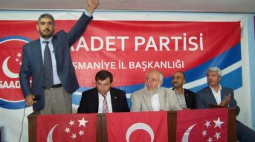 Saadet Partisi Osmaniye İl Divan Toplantısı Yapıldı