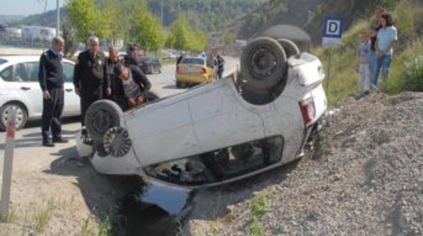 Samsun'da Trafik Kazası: 1 Yaralı