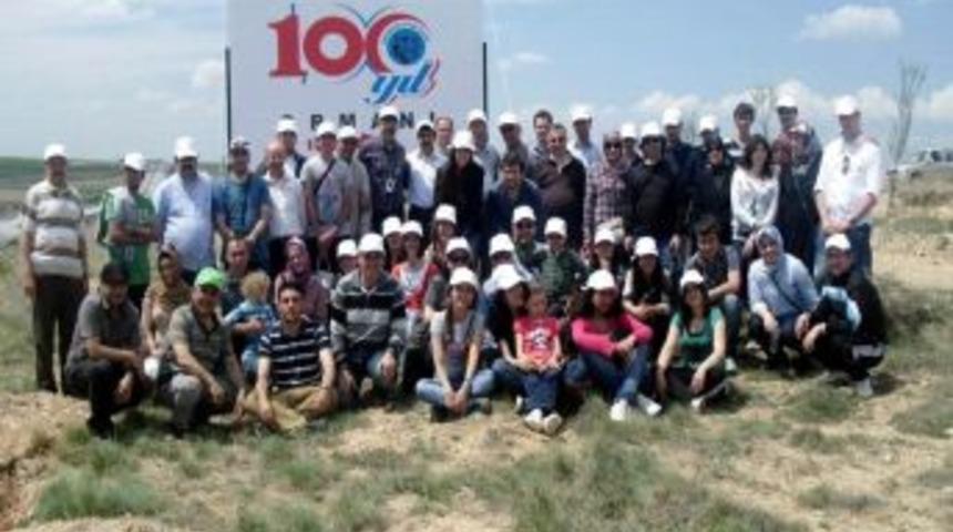 Eskişehir T&uuml;rk Ocağı 100. Yıl Sebebiyle Y&uuml;zlerce Fidan Dikti