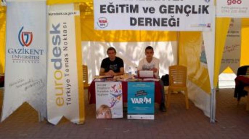 Hasan Kalyoncu &Uuml;niversitesi &Ouml;ğrencileri 'eurodesk'te