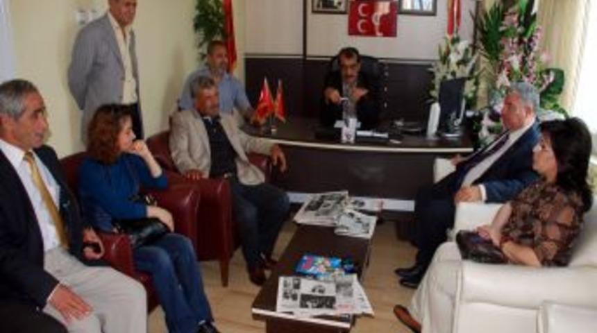 Pashayeva'dan Mhp İl Başkalığı'na Ziyaret