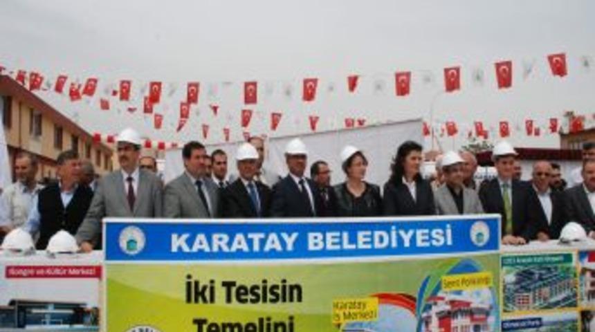 Karatay'da Temel Atma T&ouml;renleri