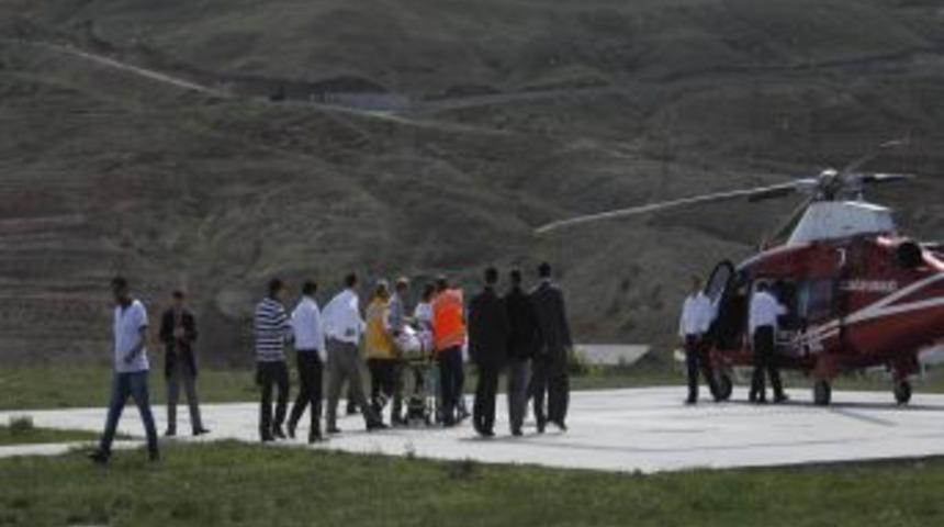 Kalp Krizi Ge&ccedil;iren Belediye Başkanı Helikopterle Ankara'ya Sevk Edildi