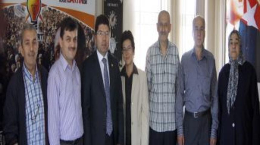 Ak Parti Bartın Demokrasi Hakem Kurulu &Uuml;yelerinden Milletvekili Tun&ccedil;'a Ziyaret