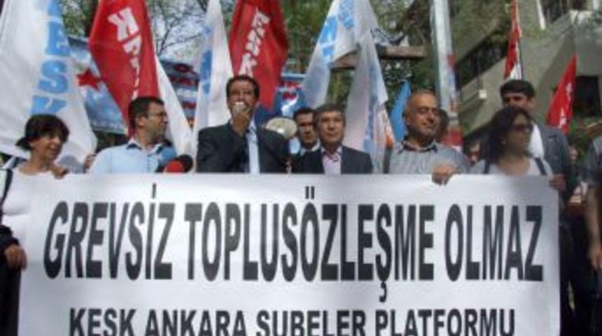 KESK Başkanı: Toplu s&ouml;zleşme s&uuml;reci bug&uuml;nk&uuml; g&ouml;r&uuml;şmelerle boşa &ccedil;ıkmıştır