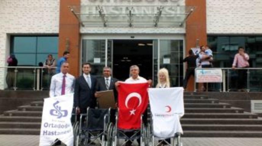 Suriyelilere Tekerlekli Sandalye Bağışı