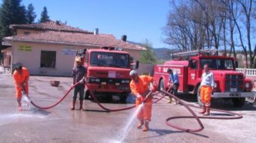 Daday İtfaiye Ekiplerinden Bahar Temizliği