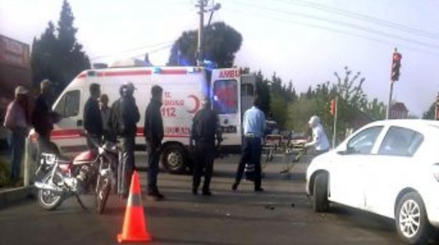 Saruhanlı'da trafik kazası: 1 ağır yaralı