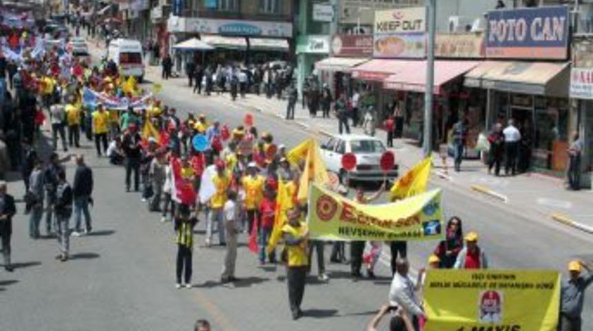 Nevşehir'de 1 Mayıs İş&ccedil;i Bayramı kutlandı