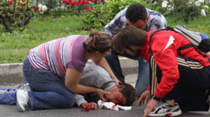 Kaşıkla hayat kurtardı