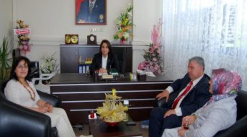 Pashayeva'dan Pektaş'a Ziyaret