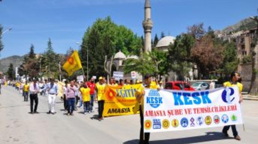 Amasya&rsquo;da 1 Mayıs coşkuyla kutlandı