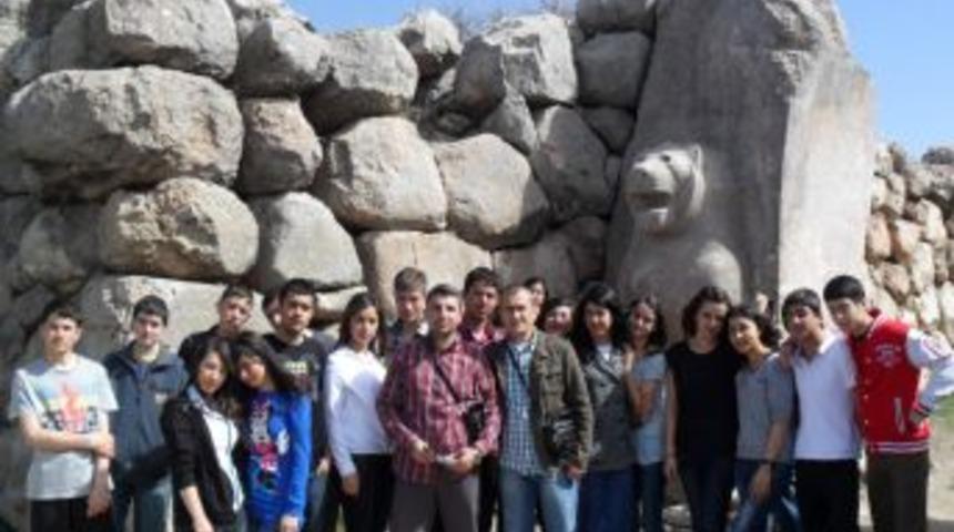 Sungurlu Lisesi İzcileri Boğazkale'yi Gezdi