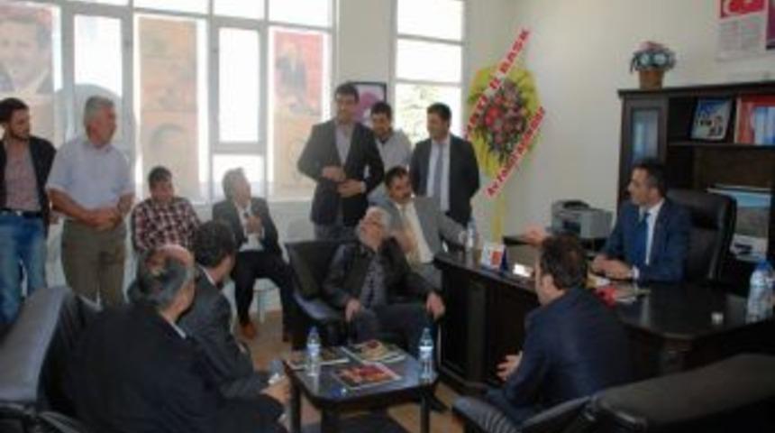 AK Parti il teşkilatı Aydıncık il&ccedil;e teşkilatını ziyaret etti