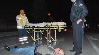 Yolun ortasında sızdı