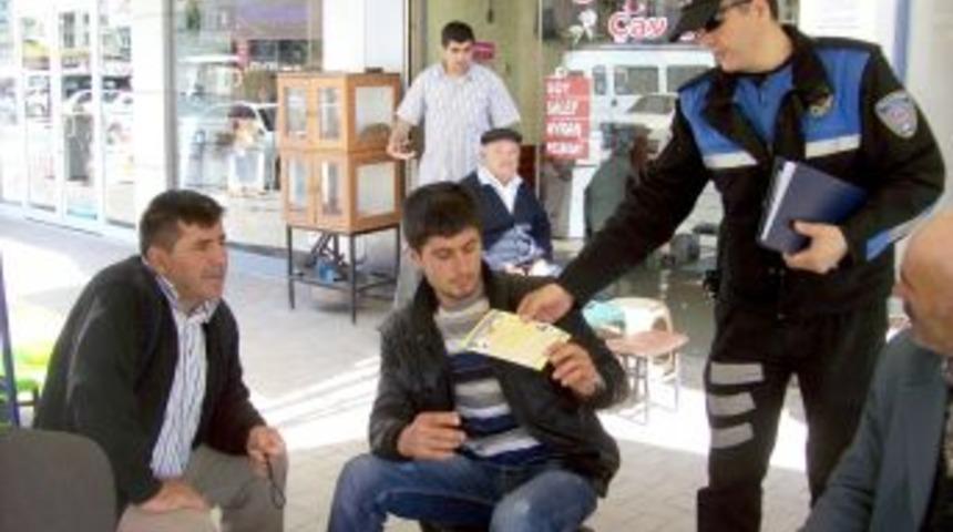 Toplum destekli polisler vatandaşları hırsızlıklara karşı uyardı