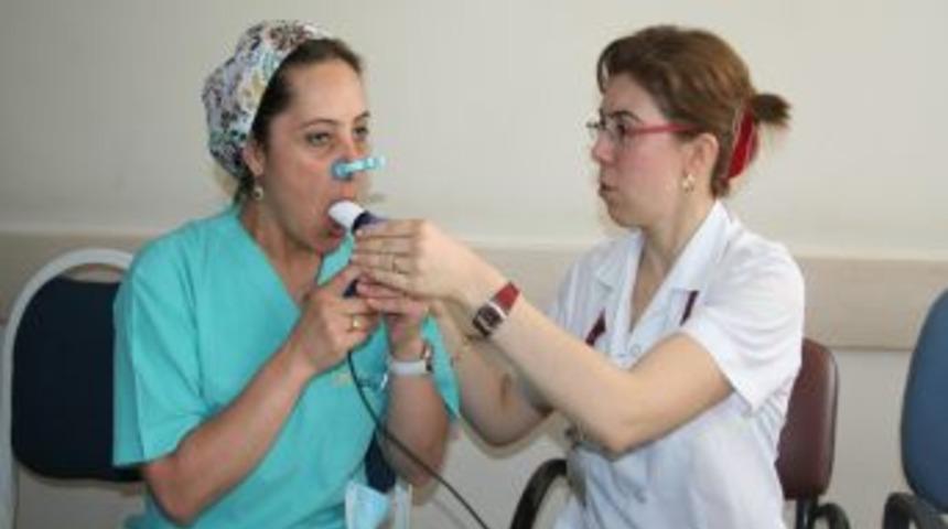 Hastanede &Uuml;cretsiz  Solunum Fonksiyonu Testi