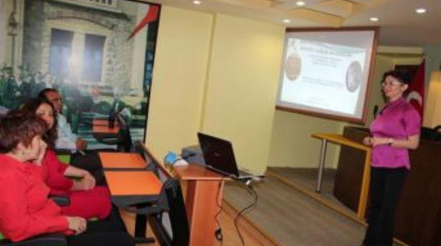 Belediye personeline beslenme semineri...