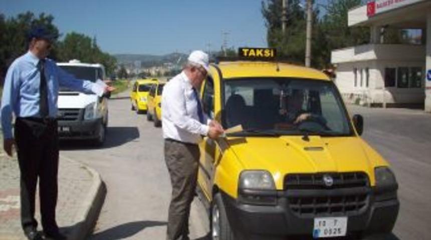 Balıkesir'de 204 ticari taksinin taksimetreleri kontrol edildi