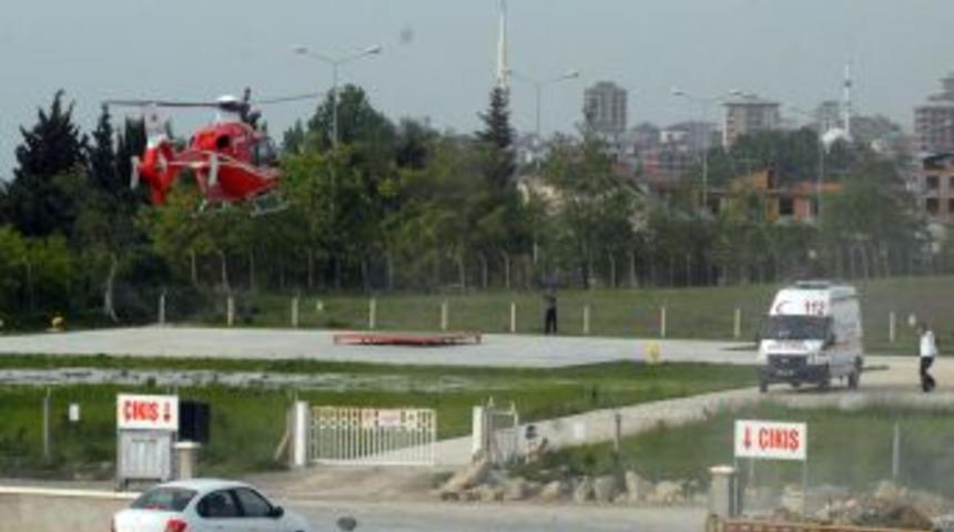 Kalp Hastasının Yardımına Ambulans Helikopter Yetişti