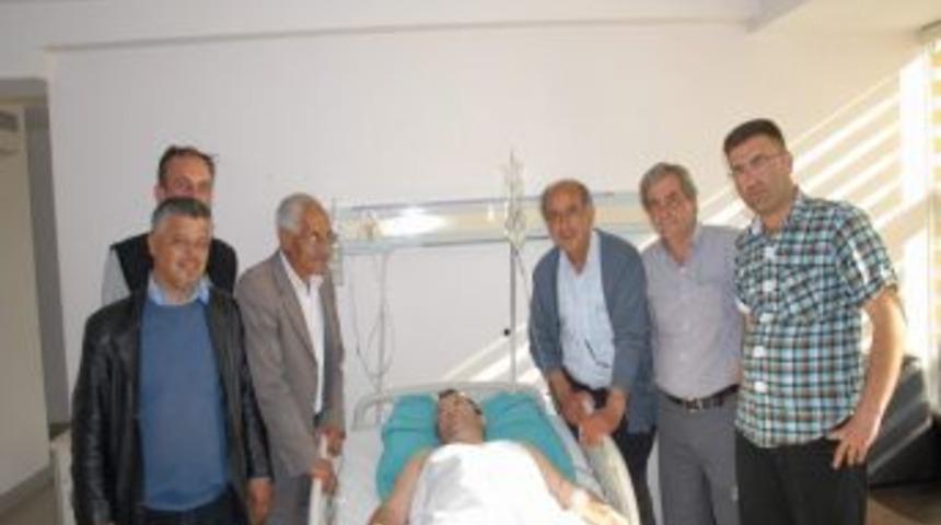 Emniyet M&uuml;d&uuml;r&uuml; &Ccedil;eribaş'a Ge&ccedil;miş Olsun Ziyareti