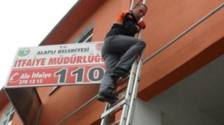 Alaplı itfaiyesi eğitim &ccedil;alışmaları