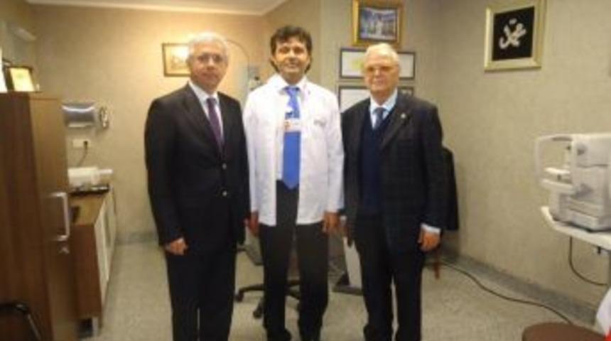 Baro Başkanı Erbek G&ouml;z Muayenesi Oldu