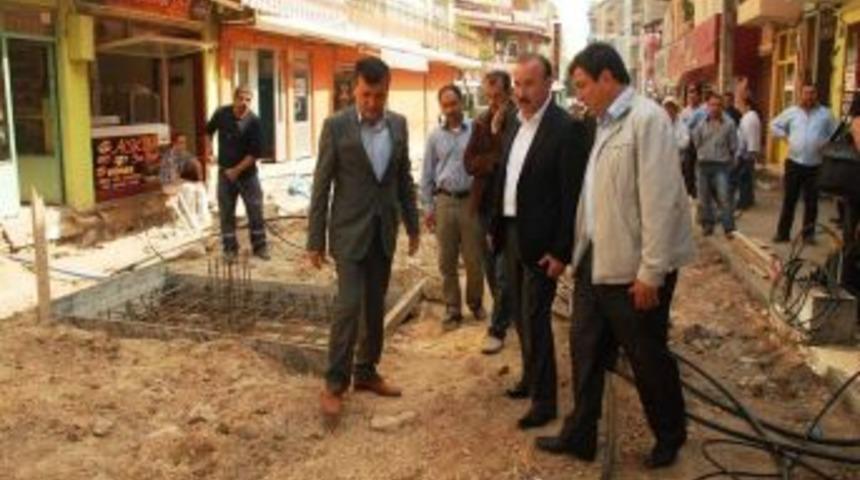 Başkan Doğan, &Uuml;&ccedil;yol'daki &Ccedil;alışmaları Yerinde İnceledi