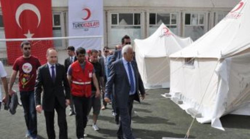 Vali &Ccedil;olak, Gapgen&ccedil; Festivali'nin yapılacağı alanları denetledi