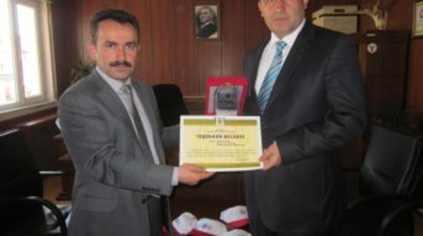 DOKA destekli projeye teşekk&uuml;r belgesi