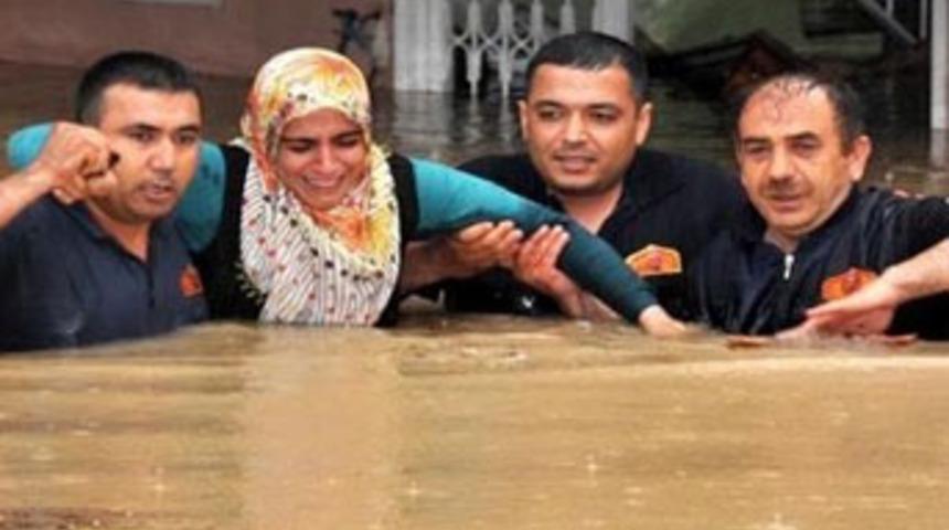 Adana'da şiddetli yağış