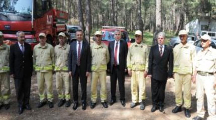 Denizli k&ouml;ylerine yangınlara ani m&uuml;dahale i&ccedil;in 295 tanker tahsis edildi