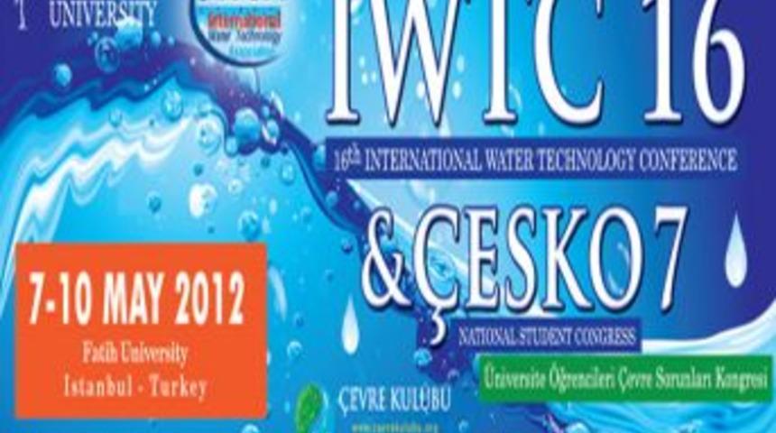 &lsquo;16. Uluslararası Su Teknolojileri Konferansı&rsquo; başlıyor