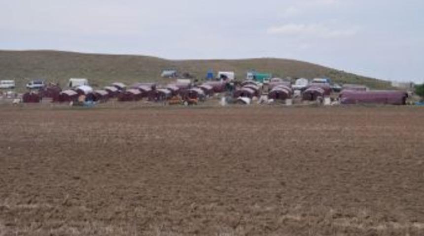 Tarım alanlarında &ccedil;alışacak iş&ccedil;iler gelmeye başladı