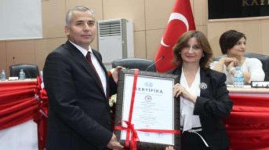 Denizli Belediyesi'ne Kalite Belgesi