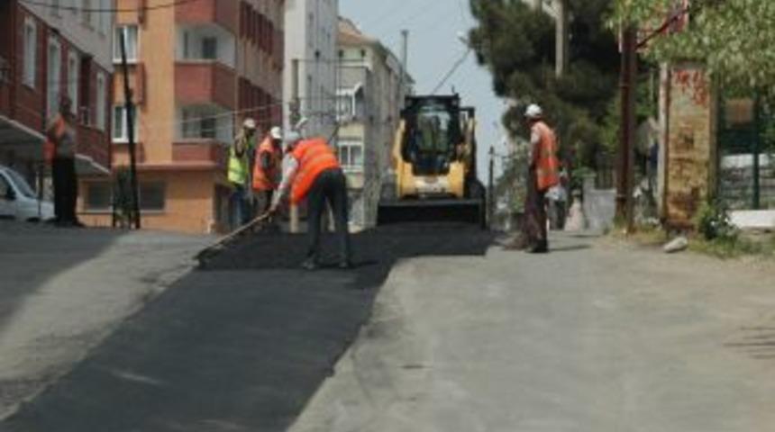 &Ccedil;orlu Belediyesi Asfalt &Ccedil;alışmalarını Hızlandırdı