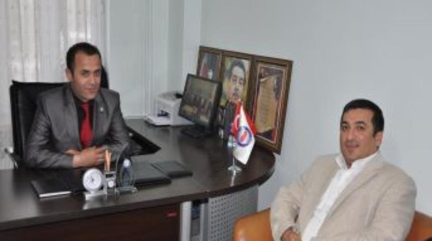 Yener Ve Kaya, Sağlık-Sen'i Ziyaret Etti