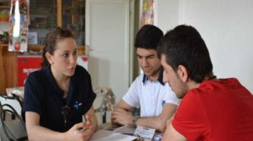 İŞKUR otob&uuml;s&uuml; &Ccedil;ankırı sokaklarında