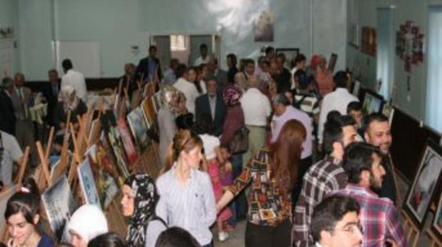 Nusaybin&rsquo;de yağlı boya sergisi a&ccedil;ıldı
