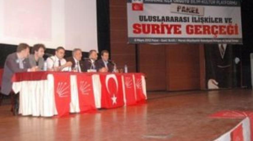 Mersin&rsquo;de &rsquo;Suriye Ger&ccedil;eği&rsquo; paneli...